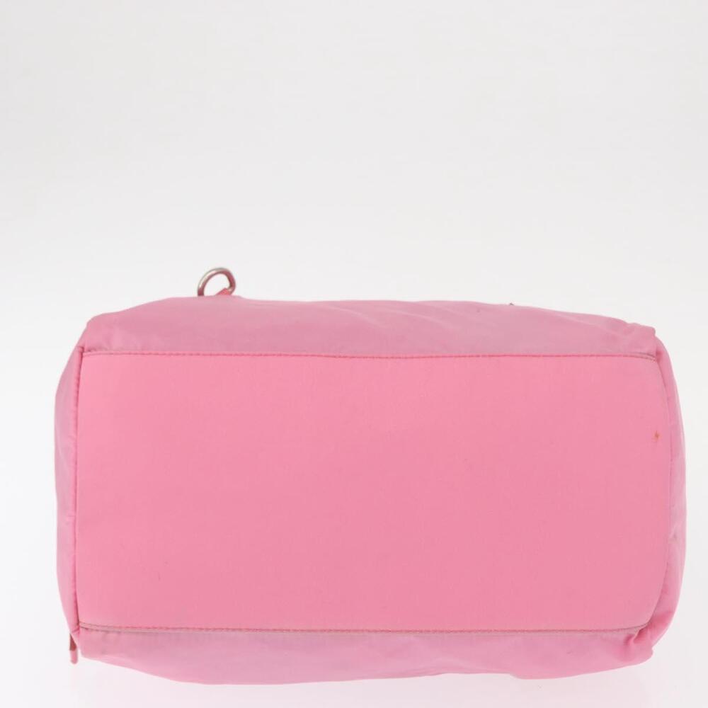 PRADA Hand Bag Nylon Pink Silver Auth 154369 - Picture 6 of 16
